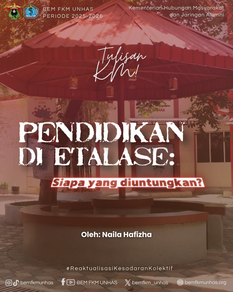 Pendidikan di Etalase: Siapa yang diuntungkan?