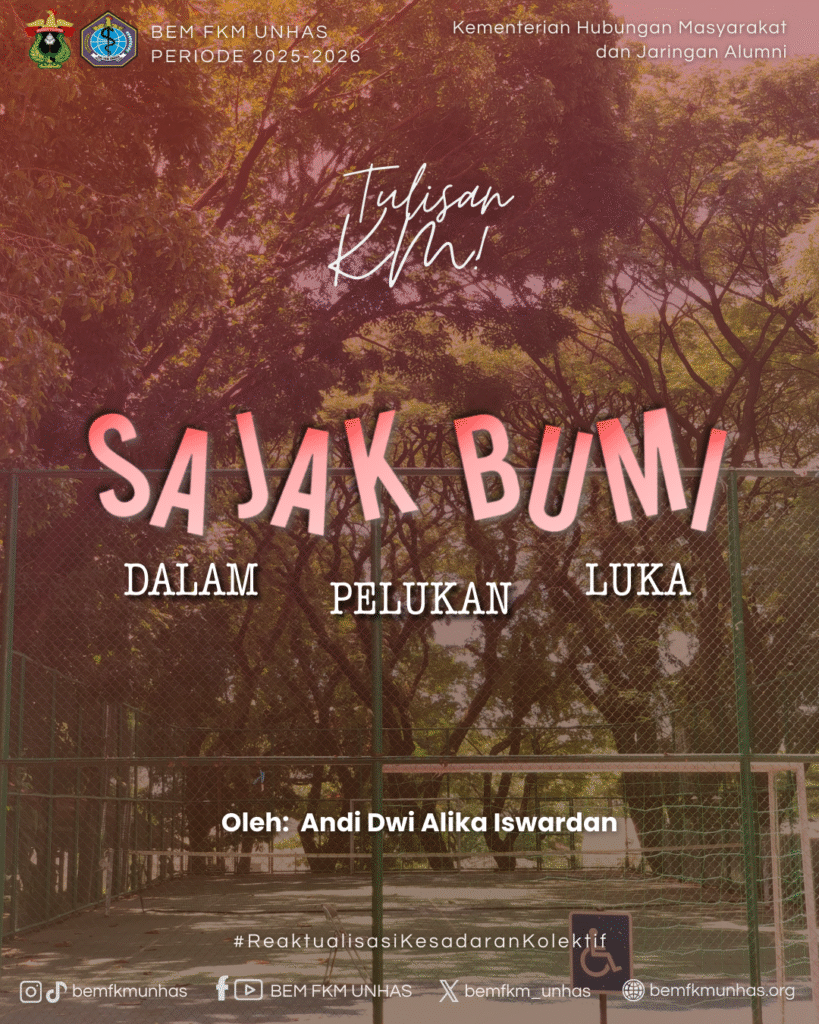 Sajak Bumi dalam Pelukan Luka